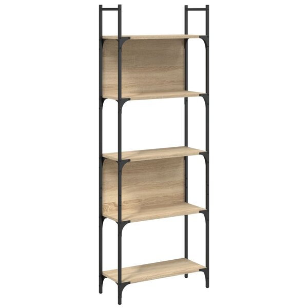 vidaXL Bibliothèque à 5 niveaux chêne sonoma 60 5x24x166 5 cm
