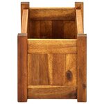 vidaXL Lit surélevé de jardin Bois d'acacia 50x25x25 cm