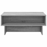 vidaXL Table basse Gris Sonoma 80 x 46 x 35 cm Bois d'ingénierie
