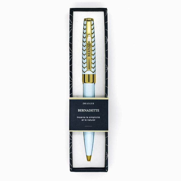 Stylo personnalisé prénom de femme au choix - Pastel Chic - Bernadette - Draeger