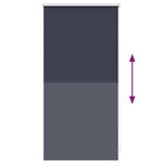 Store enrouleur occultant gris 40 x 100 cm