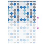 vidaXL Store roulant de douche 140x240 cm Cercle