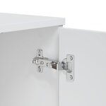 vidaXL Buffet VIKEN blanc 80x40x80 cm bois d'ingénierie