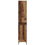 vidaXL Haut Armoire Bois Ancien 69 5 x 34 x 180 cm Bois d'ingénierie