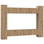 vidaXL Ensemble meuble TV 10 Pièces Chêne artisanal 30 5 x 30 x 90 cm