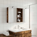 vidaXL Ensemble de Meubles de Salle de Bain 3 Pièces 140 x 14 5 x 70 cm
