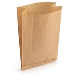 Sachet kraft brun économique à soufflets latéraux 14 x 18 x 7 cm (lot de 1000)