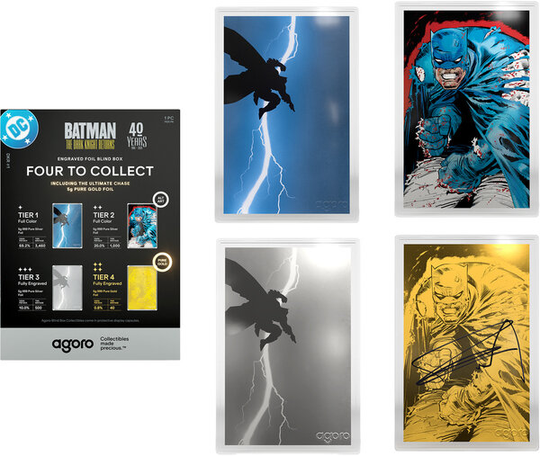 Pièce de monnaie en Argent - Or 1 Dollar – 50 Dollars g 5 Millésime 2026 DC Comics BATMAN