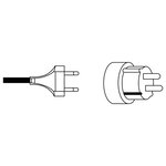 Hama american plug adaptateur de puissance & onduleur blanc