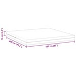 vidaXL Matelas Blanc 160 x 200 cm Mousse