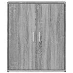 vidaXL Buffets 2 Pièces sonoma gris 60x31x70 cm bois d'ingénierie