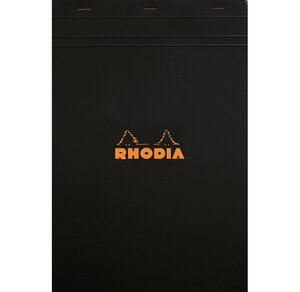 Bloc BLACK N°19 21x31 8cm 80F agrafées 80g uni RHODIA