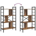 vidaXL Étagère Bois Ancien 75 x 30 x 123 5 cm Bois d'ingénierie