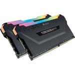 CORSAIR Mémoire PC DDR4 - Vengeance RGB Pro 16Go (2x8Go) - 2666 MHz - CAS 16 - RGB (CMW16GX4M2A2666C16)