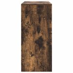 vidaXL Buffet avec tiroir chêne fumé 80x34x76 cm bois d'ingénierie
