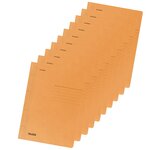 Chemise En Carte À Lamelle A4 - Orange - X 100 - Falken