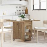vidaXL Table à dîner 115 x 70 x 75 cm Bois d'ingénierie Rectangulaire