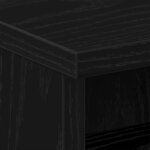 vidaXL Cabinet de chevet avec tiroir 2 Pièces Chêne noir 40 x 40 x 50 cm