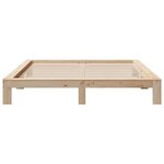 vidaXL Cadre de lit sans matelas 180x200 cm bois massif de pin