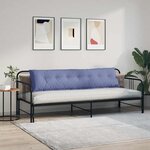 vidaXL Coussin de Dos Bleu denim 200 x 19 x 50 cm tissu