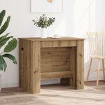 vidaXL Table à dîner 240 x 85 x 75 cm Bois d'ingénierie