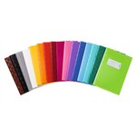 Protège-cahiers format A5 en PP couverture bleu HERMA