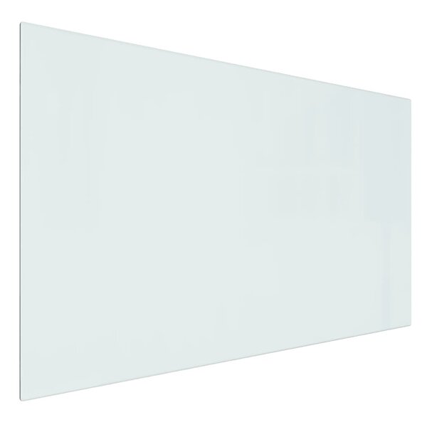 vidaXL Plaque de verre pour cheminée rectangulaire 100x60 cm