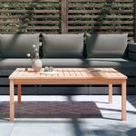 vidaXL Table de jardin 121x82 5x45 cm bois massif de douglas