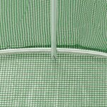 vidaXL Serre avec cadre en acier vert 88 m² 22x4x2 m