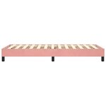 vidaXL Cadre de lit sans matelas rose 90x190 cm velours