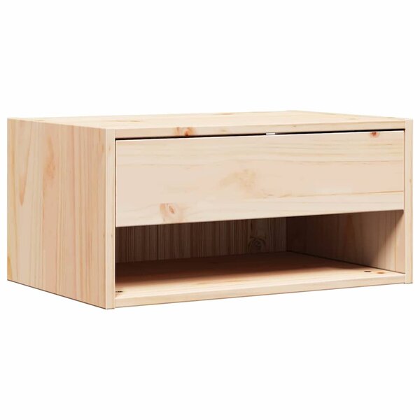 vidaXL Table de chevet Marron 50 x 32 5 x 24 cm Bois massif en pin