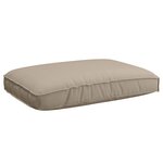 vidaXL Coussin pour assise de palette Taupe 120 x 80 x 12 cm