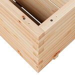 vidaXL Jardinière 90x60x49 5 cm bois de pin massif