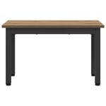 vidaXL Table basse Chêne artisan 60 x 30 x 36 cm Bois d'ingénierie