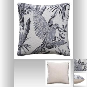 Coussin Jacq Perroq - 40 x 40 cm - Gris