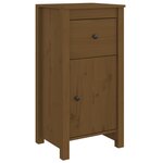 vidaXL Buffets 2 Pièces Marron miel 40x35x80 cm Bois massif de pin