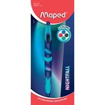 Stylo bille 4 couleurs twin tip nightfall  blister maped