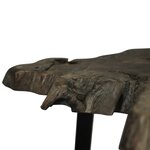 vidaXL Table basse Teck authentique 80x70x38 cm