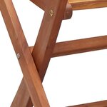 vidaXL Chaises pliantes de jardin lot de 2 bois d'acacia solide