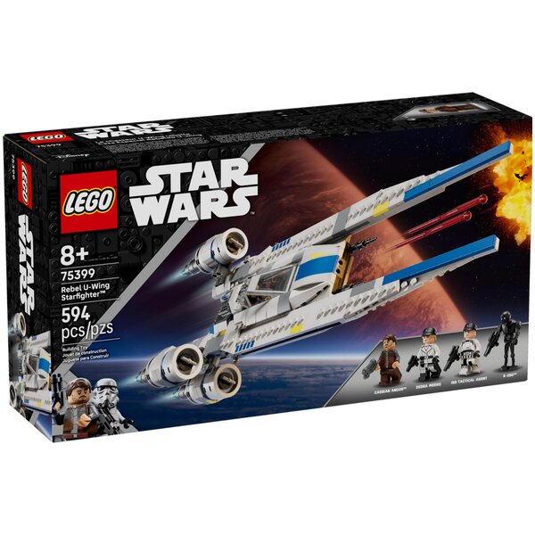 LEGO Star Wars : Chasseur Stellaire U-Wing de l'Alliance Rebelle - Set de Construction 75399