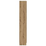 vidaXL Buffet haut chêne artisanal 82 5x30 5x185 cm bois d'ingénierie