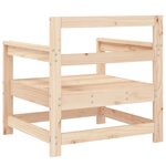 vidaXL Chaises de jardin lot de 2 bois massif de pin