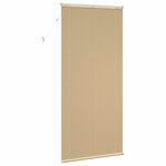 vidaXL Store Vénitien Réglable Marron clair avec motif 213 x 70 cm PVC
