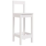 vidaXL Ensemble de bar de jardin 7 Pièces blanc bois de pin massif