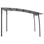 vidaXL Auvent pare-soleil de jardin 4x3x2 55 m Crème
