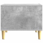 vidaXL Table basse Gris béton 50 x 49 x 40 cm Bois d'ingénierie