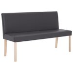 Banc banquette 139 5 x 54 x 85 5 cm gris similicuir 02_0010990