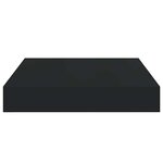vidaXL Étagère flottante murale noir 23x23 5x3 8 cm MDF