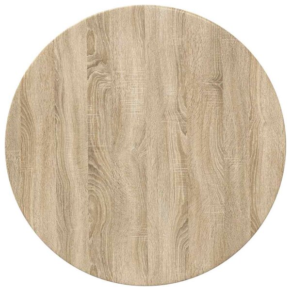 vidaXL Plateau de table Chêne sonoma 70 x 70 x 1.5 cm
