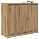 vidaXL Buffet chêne artisanal 85x34x76 cm bois d'ingénierie